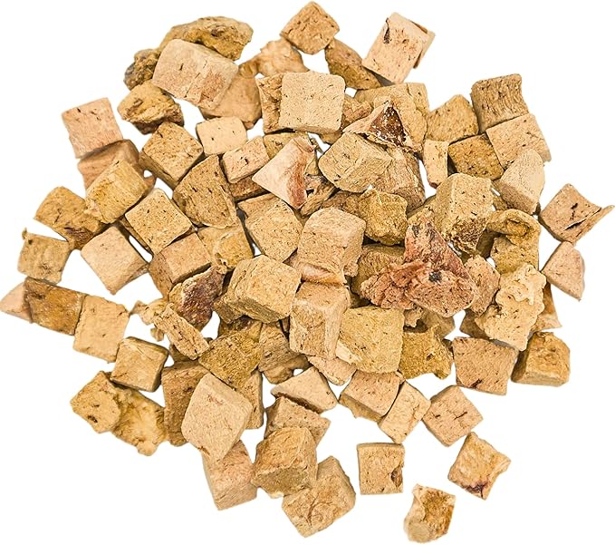 hotspot pets Freeze Dried Beef Heart Treats for Cats & Dogs - Single Ingredient All Natural Grain-Free Beef Heart - Perfect for Training, Topper or Snack - Made in USA - 1LB Bag