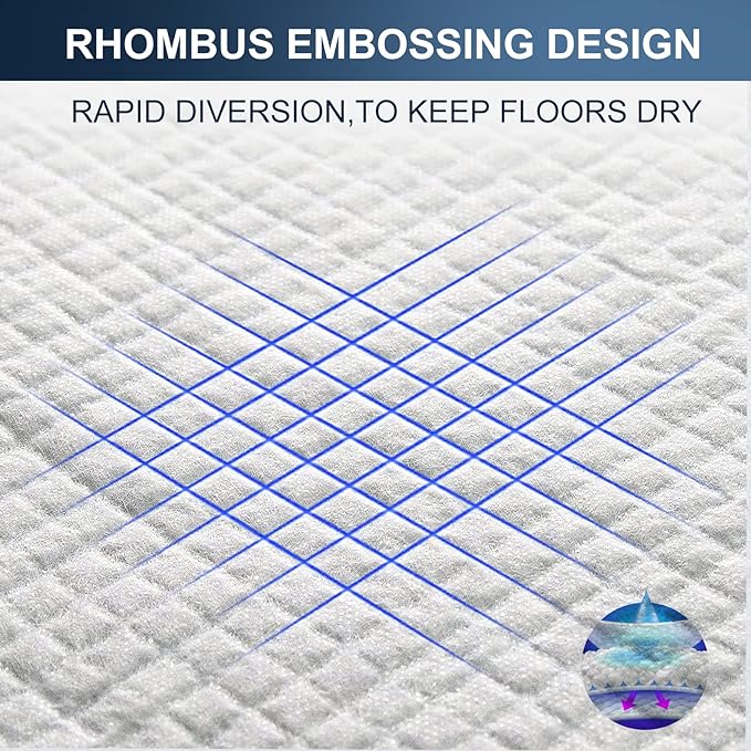 Thicken 6 Layers Heavy Absorbent XL 36"x24" Pet Training Dog Pee Pads, Extra Large Polymer Leak-Proof Quick Dry Puppy Pee Pads, Disposable Pee Pads for Dogs Cats Rabbit