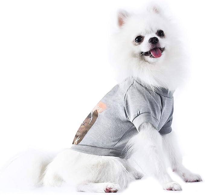 Star Wars for Pets "Come To The Fluffy Side" Chewbacca Dog Tee | Dog Shirt for Large Dogs | Size X-Large | Soft, Cute, and Comfortable Dog Clothing and Apparel, Cute Dog Clothes