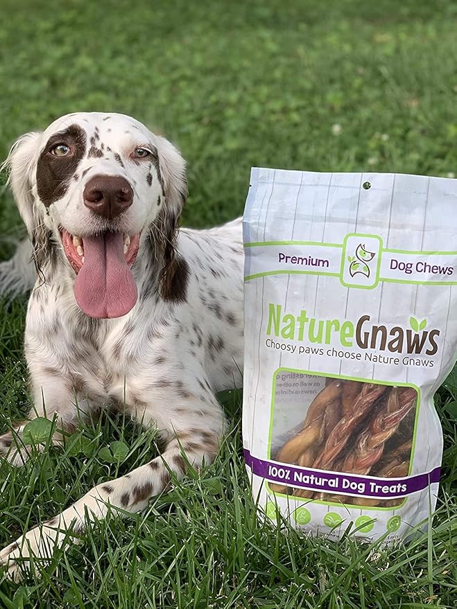Nature Gnaws Premium Dog Chew Variety Pack - Tripe Twists, Beef Jerky and Bully Sticks for Dogs - Long Lasting Dog Chew Treats - Rawhide Free Dental Bones (18 Count)