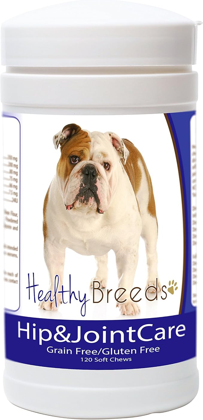 Healthy Breeds Bulldog Hip and Joint Care 120 Count