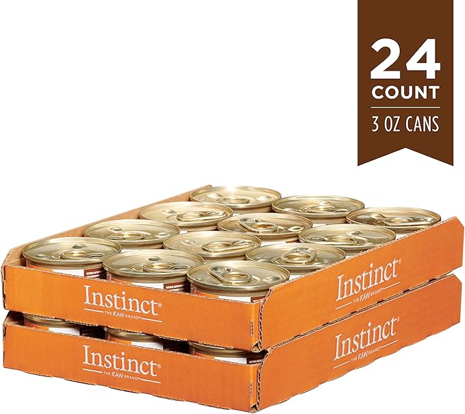 Instinct Original Small Breed Grain Free Real Beef Recipe Natural Wet Canned Dog Food, 3 oz. Cans (Case of 24)