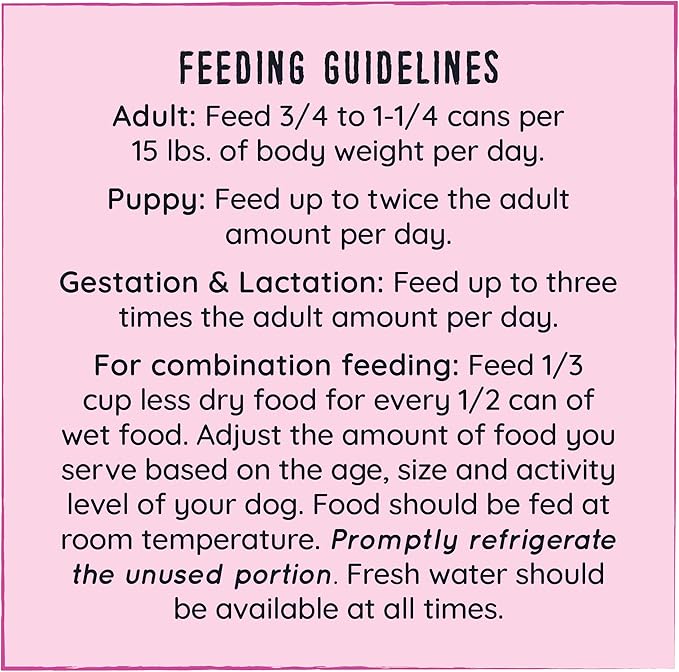 Hound & Gatos Wet Dog Food, 98% Pork & Liver, case of 12, 13 oz cans