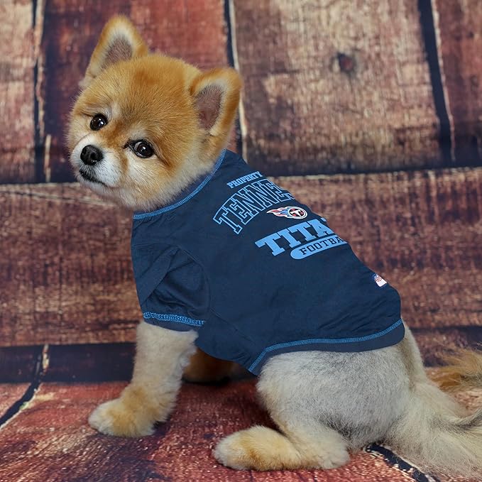 Pets First Tennessee Titans T-Shirt, X-Small