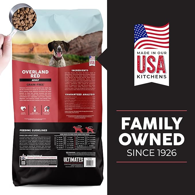 Earthborn Holistic Ultimates Overland Red with Beef Grain-Free Dry Dog Food