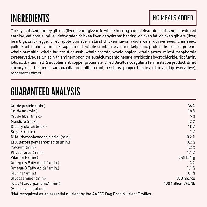 ORIJEN AMAZING GRAINS™ Small Breed Dry Dog Food Recipe, 4lb