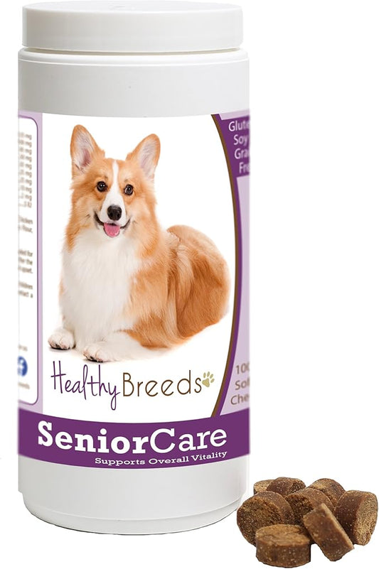 Healthy Breeds Pembroke Welsh Corgi Senior Dog Care Soft Chews 100 Count