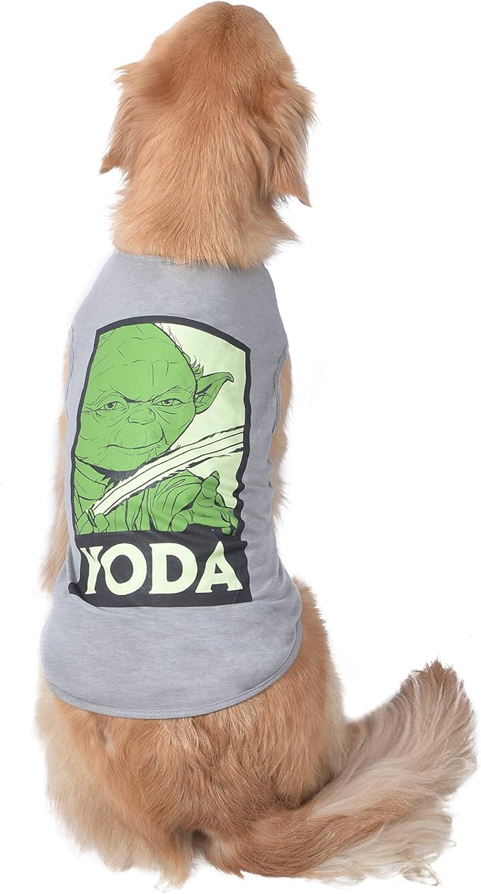 Star Wars for Pets Yoda Dog Tank - Star Wars Dog Shirt for Small Dogs - Size X-Small - Soft, Cute, and Comfortable Dog Clothing and Apparel, Cute Dog Clothes
