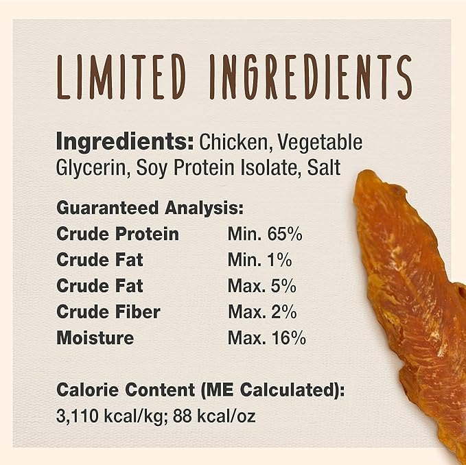 Cadet Chicken Breast Jerky Dog Treats, 28 Ounces Per Bag (2 Pack)