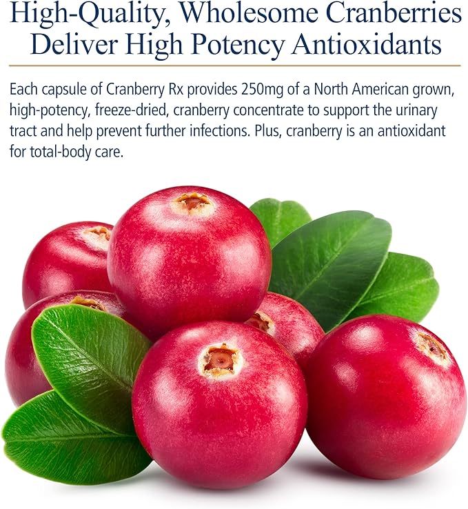 Rx Vitamins Cranberry Pills for Dogs - Cat Urinary Tract Medicine Support - UTI Treatment for Pets - Dog & Cat Urinary Relief Aid - 90 Cap.