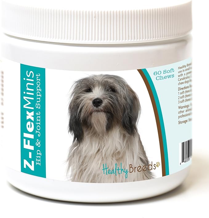 Healthy Breeds Tibetan Terrier Z-Flex Minis Hip and Joint Support Soft Chews 60 Count