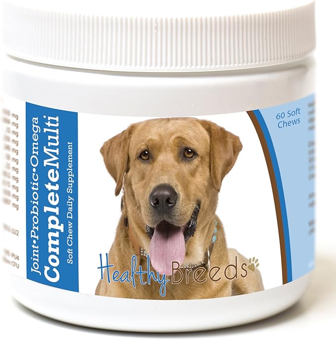 Healthy Breeds Labrador Retriever All in One Multivitamin Soft Chew 60 Count