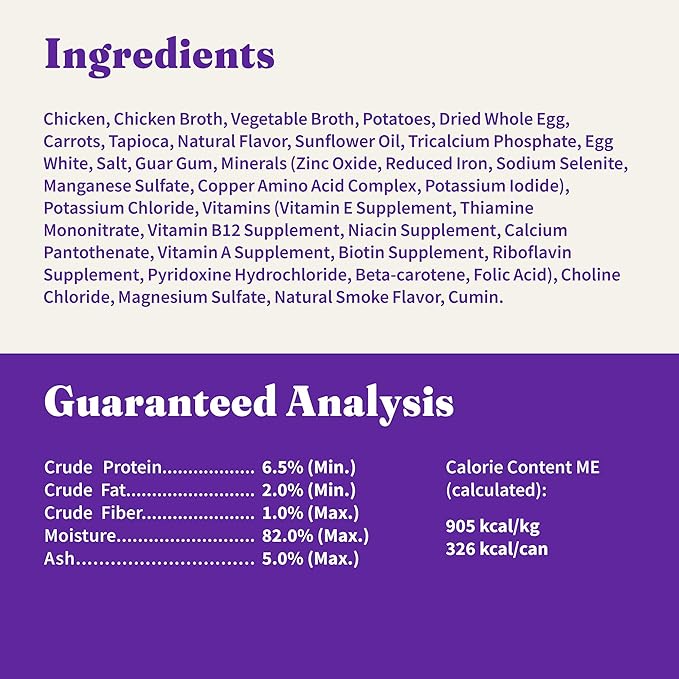 Halo Elevate Wet Dog Food, Grain Free, Smoky BBQ Glazed Chicken Stew with White Potatoes & Carrots, 12.7oz (Pack of 6)