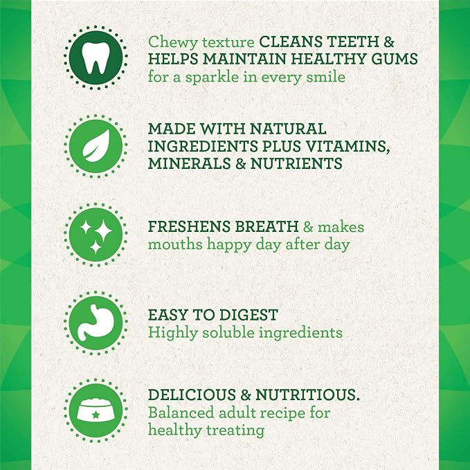 Greenies Large Natural Dental Care Dog Treats, 36 oz. Variety Pack, 3 Packs of 12 oz. Treats