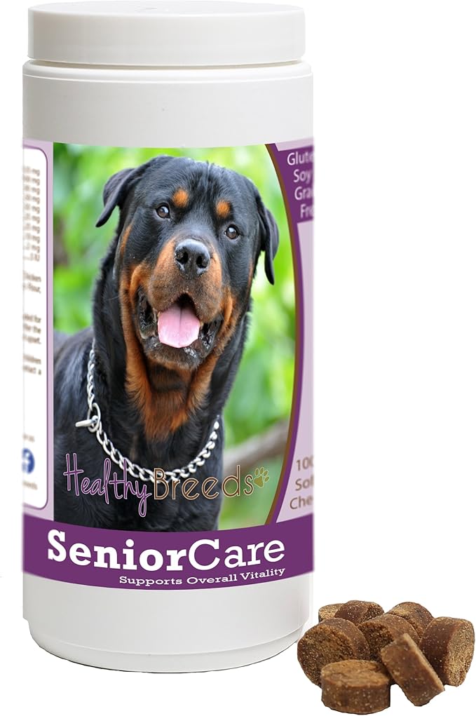 Healthy Breeds Rottweiler Senior Dog Care Soft Chews 100 Count