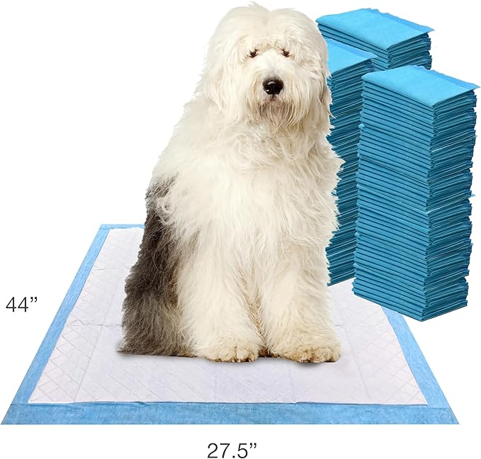 Four Paws Wee-Wee Superior Performance Gigantic Pee Pads for Dogs - Puppy & Dog Pads for Potty Training - Dog Supplies - 27.5" x 44" (150 Count)
