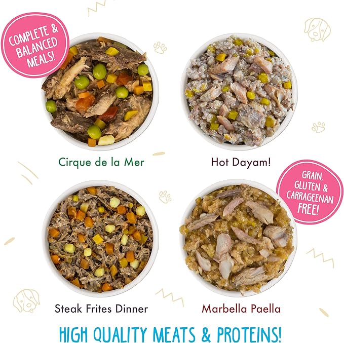 Weruva Classic Dog Food, Variety Pack, Chicken Free, Just 4 Me, Wet Dog Food, 5.5oz Cans (Pack of 24)