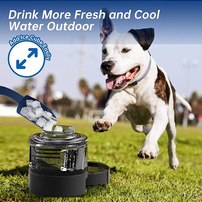 Dog Travel Water Bottle 54OZ, Travel Water Bowl for Dogs Portable Dog Water Dispenser for Outdoor Hiking,Camping, Road Trips, Dog Park Large Capacity Dog Travel Accessories BPA Free