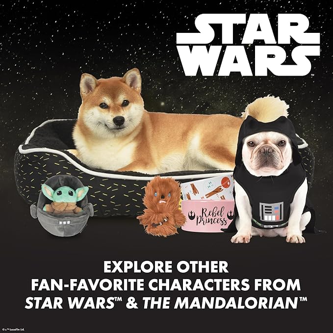 Star Wars for Pets Plush Chewbacca Figure Dog Toy | Soft Star Wars Squeaky Dog Toy | Large | Adorable Toys for All Dogs, Official Dog Toy Product of Star Wars for Pets