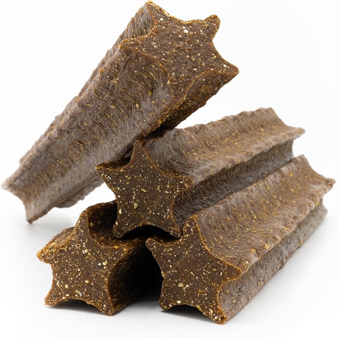 Dental+ Sticks for Dogs Over 35 lbs- Gut Support, with Beef Bone Broth, All Natural, EpiCor postbiotic, Made in The USA, Dental+ Bag, M/L - 11.3 oz.