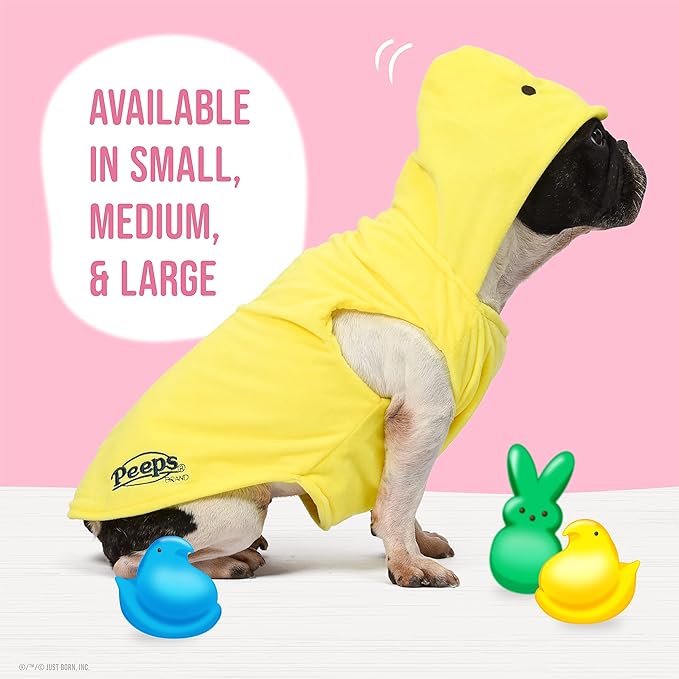 Peeps for Pets Chick Costume for Dogs, Small | Halloween and Easter Costume for Small Dogs | Cute Dog Costumes | Please See Sizing Chart for More Details