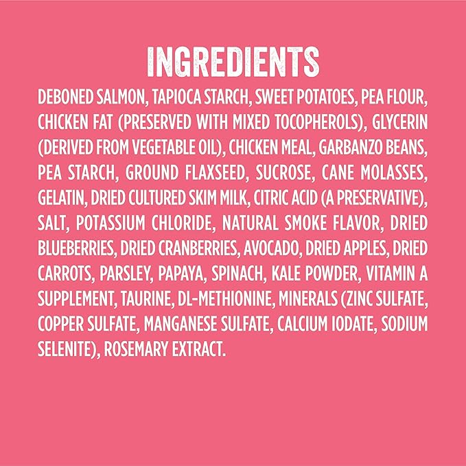 Evolve Grain Free Salmon and Sweet Potato Jerky Bites Dog Treats