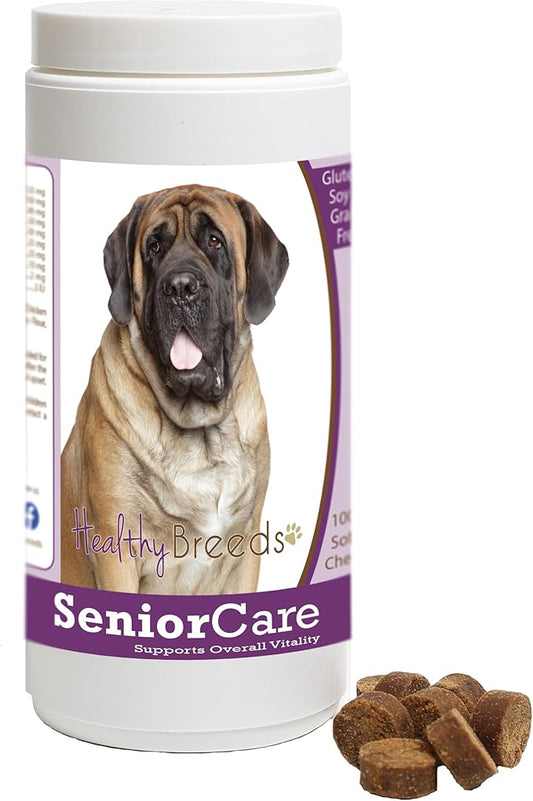 Healthy Breeds Mastiff Senior Dog Care Soft Chews 100 Count