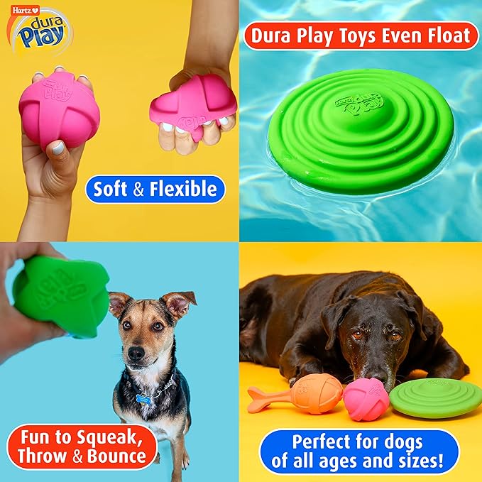 Hartz DuraPlay Bacon Scented Dog Toys Small