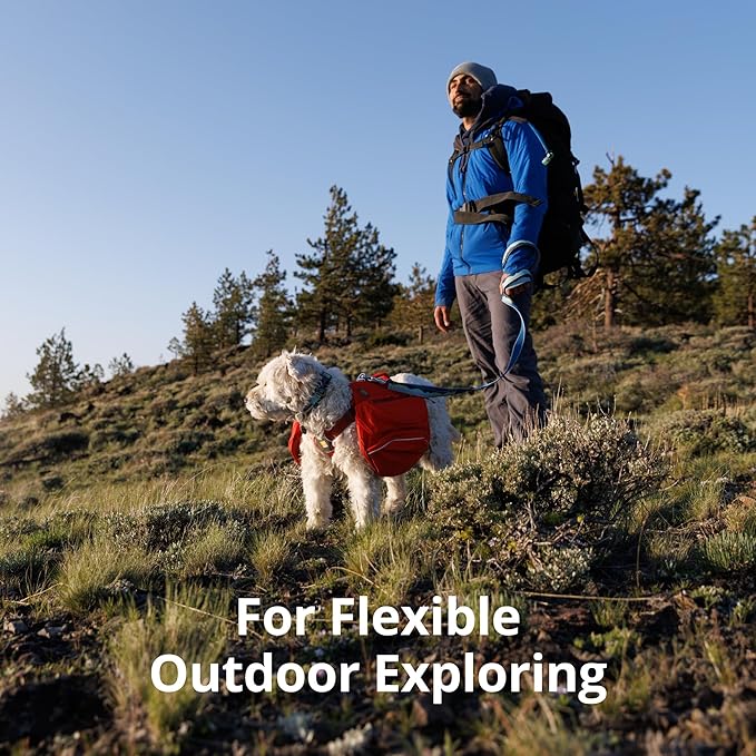Ruffwear, Crag Dog Leash, Hand-Held or Waist-Worn Reflective with Traffic Handle, Grassy Oxbow