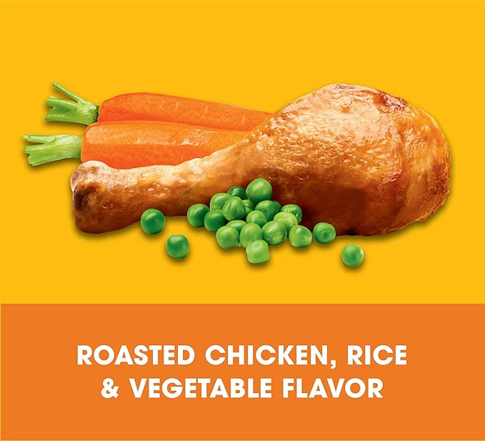 PEDIGREE Small Dog Adult Complete Nutrition Roasted Chicken, Rice & Vegetable Flavor Dry Dog Food 3.5 Pounds, Pack of 1L8