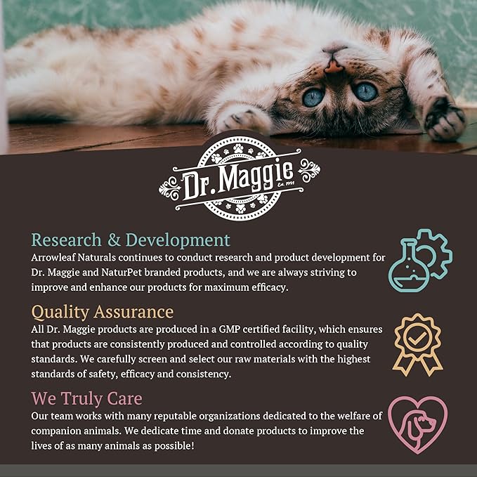 Dr. Maggie Skin and Coat | Omega 3 Supplement with Fish Oil, Flax, and Olive Oil | 240 ml