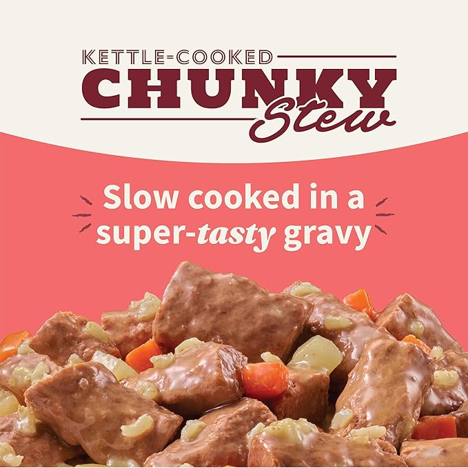 Halo Elevate Wet Dog Food, Kettle Cooked Chunky Healthy Grains Chicken & Salmon Stew with Carrots, White Potatoes and Brown Rice, 12.7oz (Pack of 6)