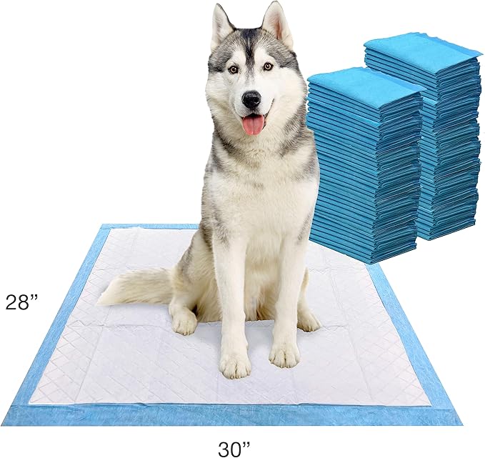 Four Paws Wee-Wee Odor Control with Febreze Freshness Pee Pads for Extra Large Dogs, Leak-Proof Floor Protection Dog & Puppy Quilted Potty Training Pads, Spring Fresh Scent, 28" x 30" (75 Count)