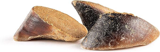 Jack&Pup Filled Cow Hooves for Dogs; Stuffed Dog Chew Hoofs (5 Pack) Cow Hoofs for Dogs. Natural Dog Chews, Filled Dog Bones (Bully Stick Flavor)