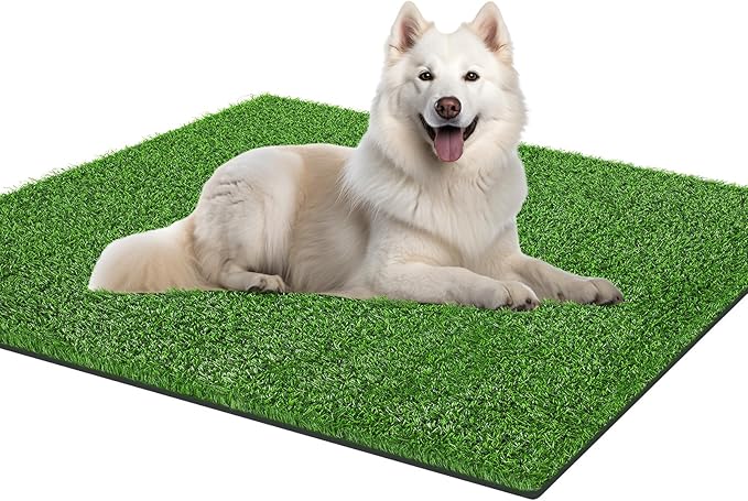 LOOBANI 51in x 26in Grass Pad for Dogs Potty Training Excellent Drainage Artificial Grass Pee Pad for Dogs Turf Fake Grass Potty Easy to Clean Indoor Outdoor