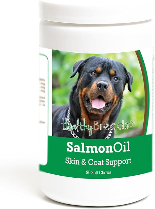 Healthy Breeds Rottweiler Salmon Oil Soft Chews 90 Count