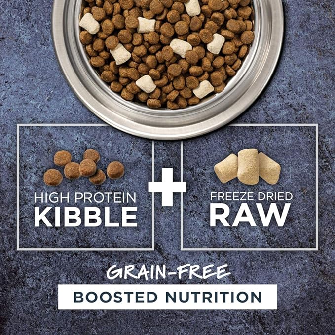 Instinct Raw Boost Grain Free Dry Dog Food, High Protein Real Chicken Kibble + Freeze Dried Raw Dog Food, 21 lb. Bag