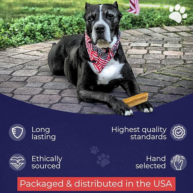 Devil Dog Pet Co. Himalayan Yak Chews – Extra Large 1 Pack, Yak Cheese Dog Chews, 100% Natural & Healthy, Odor Free, Long Lasting, Yak Chew Treats – Premium Yak Milk Dog Chew, Yak Bones for Dogs