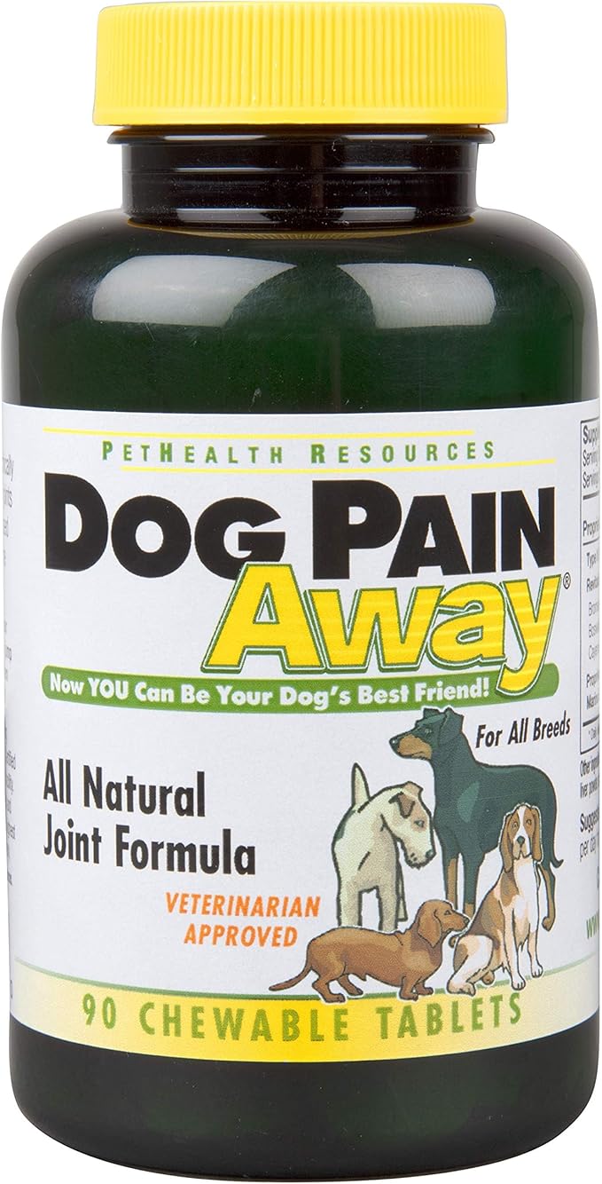 Treats Arthritis, Inflammation, Joint Pain, & Decreased Flexibility - 90 Dog Chewable Tablets