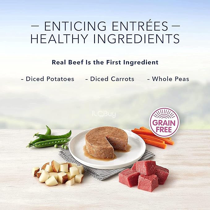 blue delights wet dog food small breed bundle, (Pack of 10) , 05 Flavors( 02 cans each),Porterhouse, Angus, Filet Mignon, Top Sirloin and Grilled Chicken.Plus a roll dog Bag and Pet Nutrition Booklet.