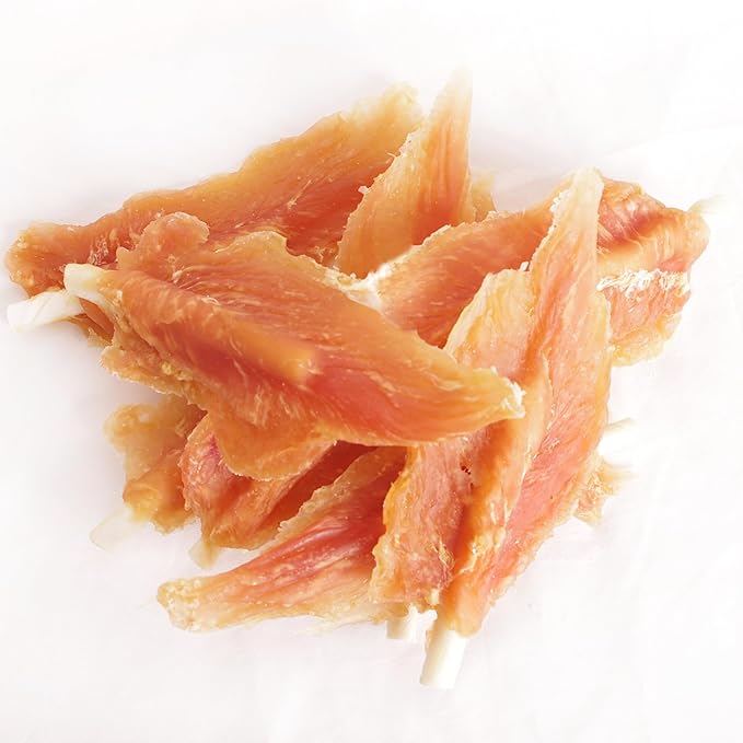 Dog Treats, Rawhide Sticks Insert Chicken Breast, Dogs Chew Treats, 5.5 Inch, 8 oz