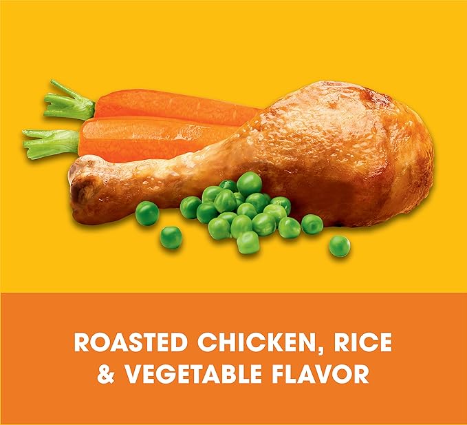 Pedigree Small Dog Complete Nutrition Small Breed Adult Dry Dog Food Roasted Chicken, Rice & Vegetable Flavor Dog Kibble, 3.5 Pound (Pack of 2)
