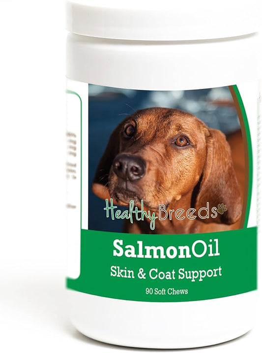 Healthy Breeds Redbone Coonhound Salmon Oil Soft Chews 90 Count