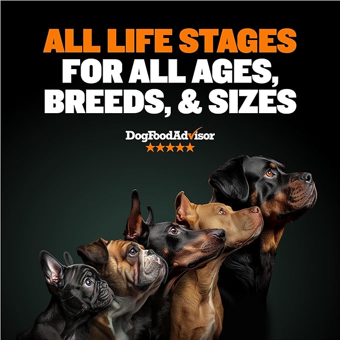 Bully Max High Performance Premium Dry Dog Food 15 lbs & Freeze-Dried Raw Dog Food Chicken Toppers (2 Bags) - Ultimate Muscle Gain Canine Nutrition Bundle for Small & Large Breed Puppies & Adult Dogs