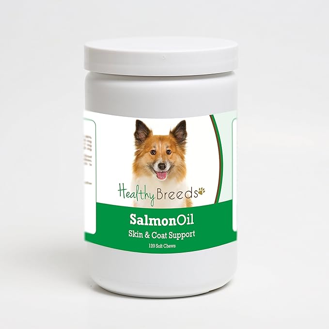 Healthy Breeds Icelandic Sheepdog Salmon Oil Soft Chews 120 Count