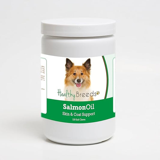 Healthy Breeds Icelandic Sheepdog Salmon Oil Soft Chews 120 Count