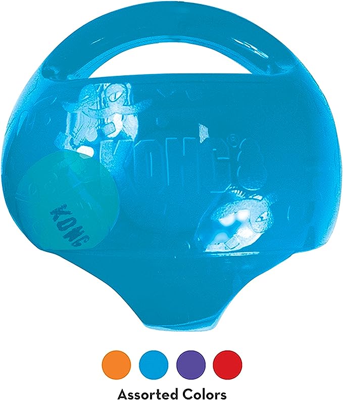 KONG Jumbler Ball - Interactive Dog Toy for Dog & Puppy Playtime - Fetch Toy with Tennis Ball - Dog Supplies for Engaging Play - for Large/XL Dogs