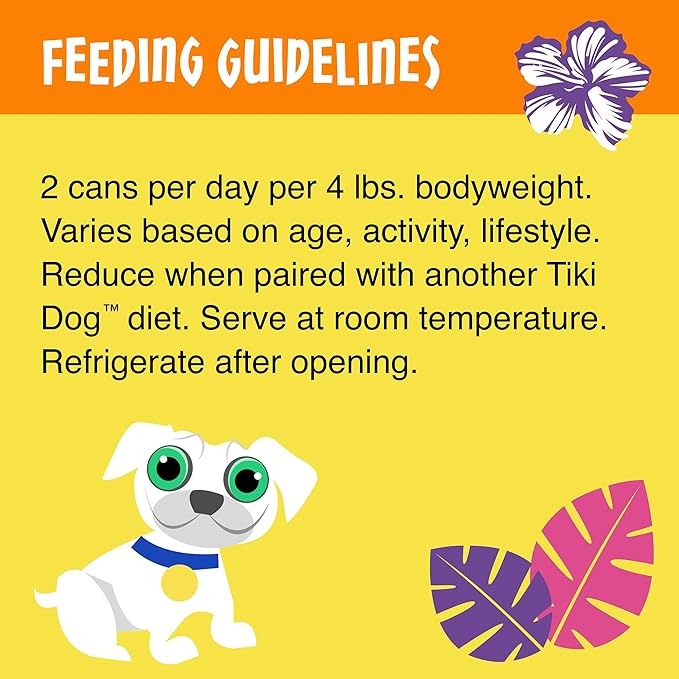 Tiki Dog Aloha Petites Gluten & Grain Free Wet Food for Adult Dogs with Shredded Meat & Superfoods, 9oz, 12 pk, Chicken Huli Huli