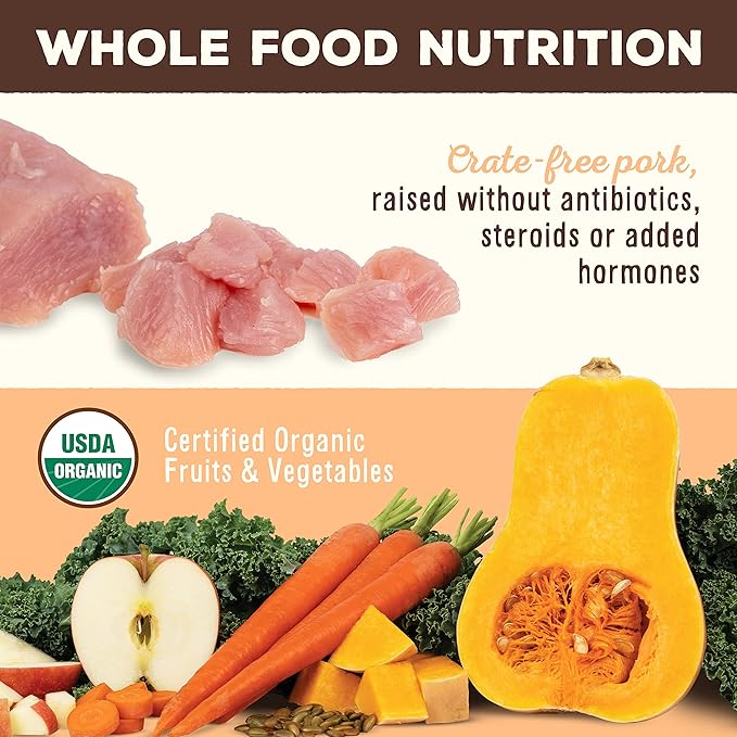 Primal Freeze Dried Dog Food Pronto, Pork; Scoop & Serve, Complete & Balanced Meal; Also Use As Topper or Treat; Premium, Healthy, Grain Free, High Protein Raw Dog Food (16 oz, 2-pack)
