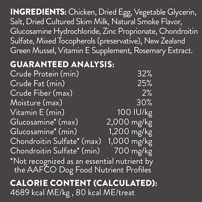 Dogswell Grain-Free Hip and Joint Chicken Grillers for Dogs, 12 Oz, Model: 842185